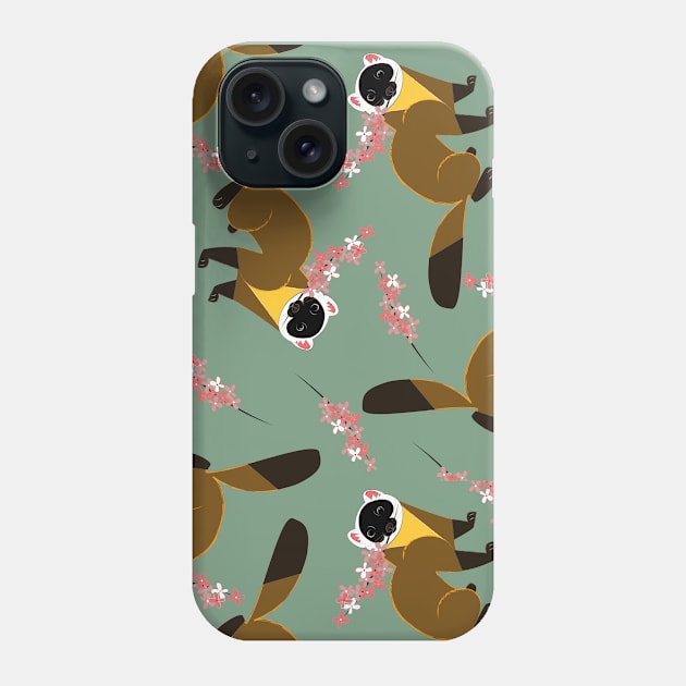 Sakura japanese marten #5 Phone Case by belettelepink