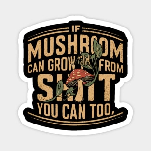 Resilient Growth: Mushroom Motivation Magnet
