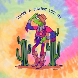 You’re a cowboy like me Kermit (Angelica’s version) (empty background version) T-Shirt