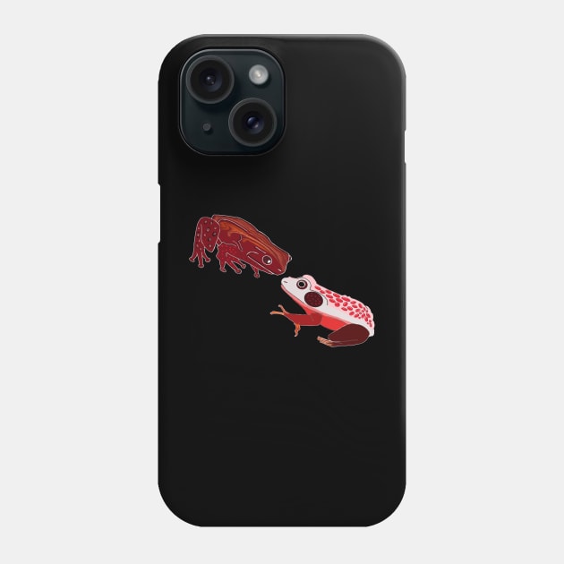 Pomegranate frogs Phone Case by Orchid's Art