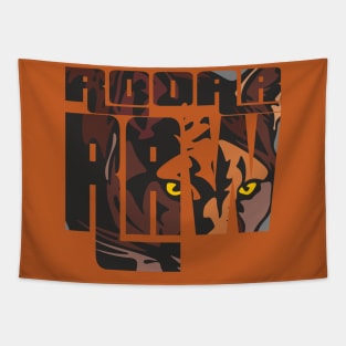 Rooar Raw Racoon Mountain Lion T-Shirt Tapestry