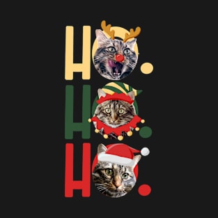 Ho Ho Ho - Cat Holiday T-Shirt