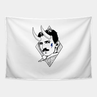 Nikola Tesla Tapestry