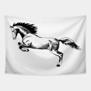 running horse Tapestry