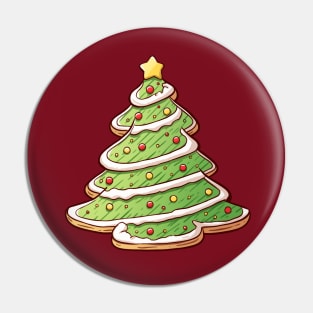 Oh Christmas Tree Cake Pin