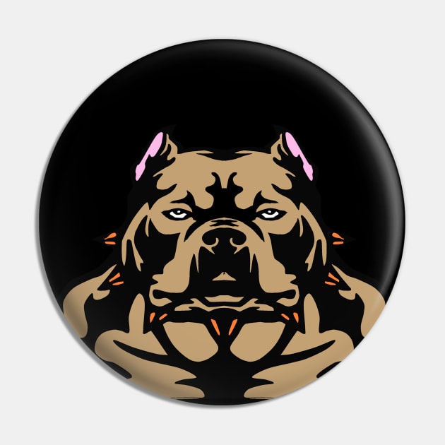 bully dog Pin by KNAYA