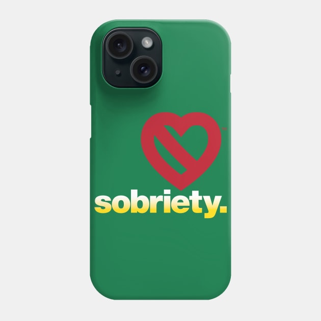 DontHeart sobriety Phone Case by jpg