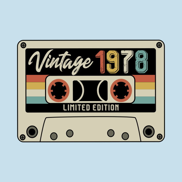 Discover Vintage 1978 - Limited Edition - Vintage Style - Vintage 1978 - T-Shirt