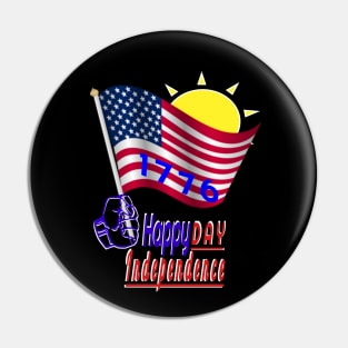 Independence Day in the United States Fourt of july Pin