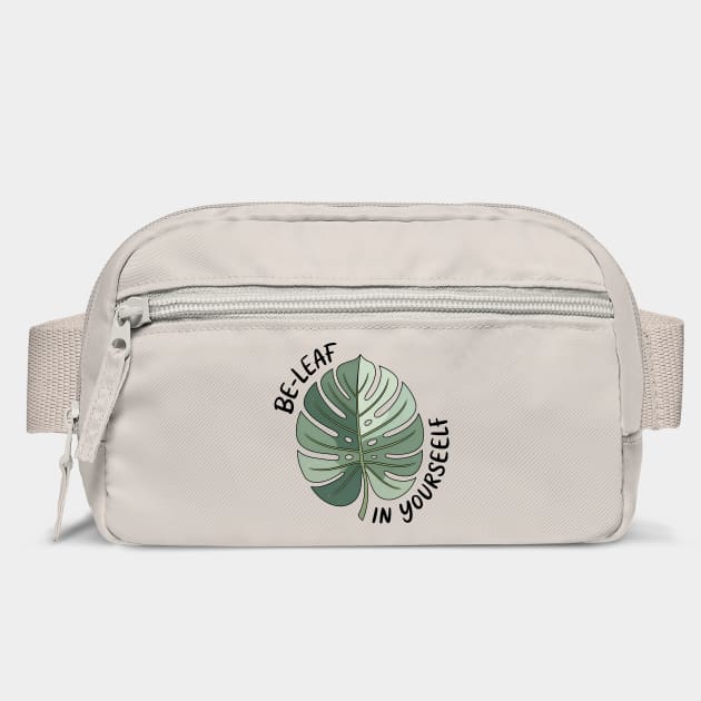Motivational Quote Be Leaf In Yourself Funny Nature Lover by Rachel's Store 6
