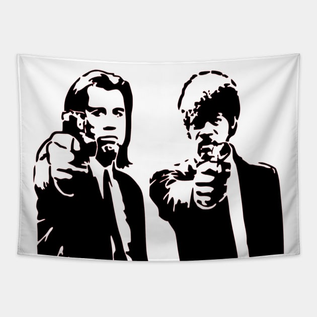 Pulp Fiction Tapestry by OtakuPapercraft