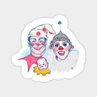 Clown Family Magnet