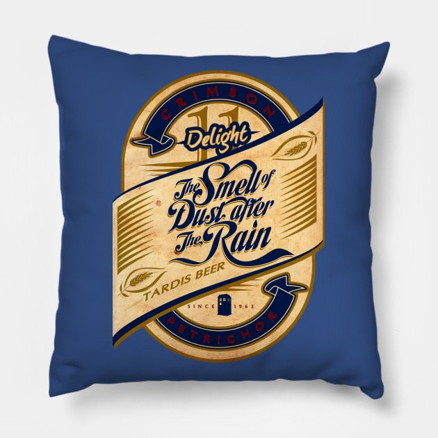 Tardis Beer Pillow by zerobriant