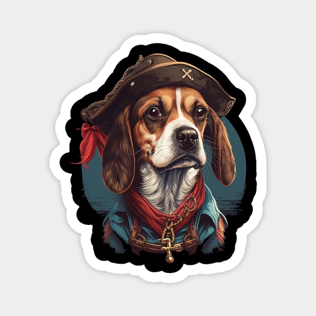 dog pirate Magnet by lets find pirate