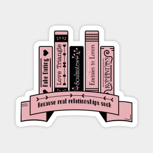 Bookish aesthetic | Book girlie | Romance Tropes Magnet