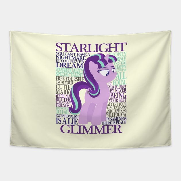 The Many Words of Starlight Glimmer Tapestry by ColeDonnerstag