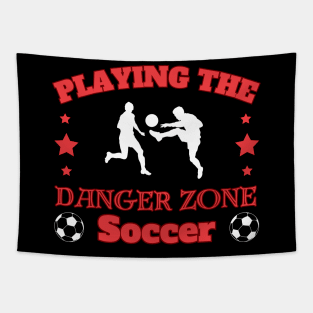 Playing the Danger Zone - Soccer Tapestry