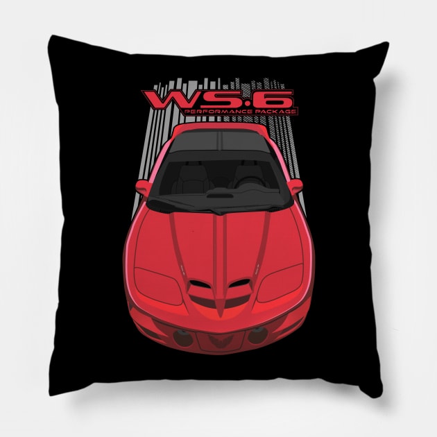 Pontiac Trans Am WS6 4thgen - Red Pillow by V8social