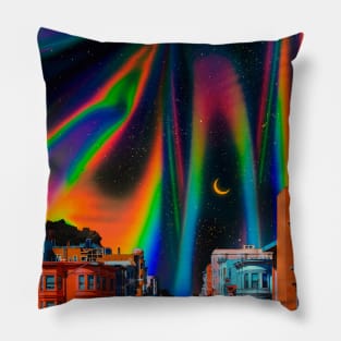 Chromatic Town Pillow