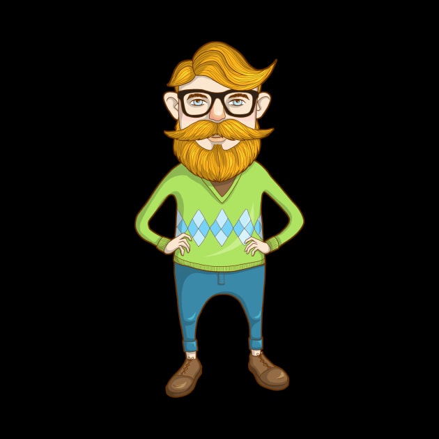 Hipster Ginger Hipster Redhead Hipster Guy Hipster Man by StacysCellar