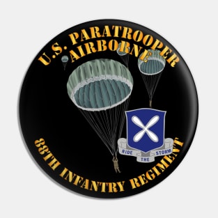 US Paratrooper - 88th Infantry Regiment X 300 Pin