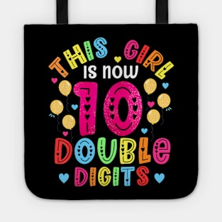 10 Year Old Birthday This Girl Is Now 10 Double Digit Tote