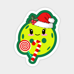 Christmas Pickleball Magnet