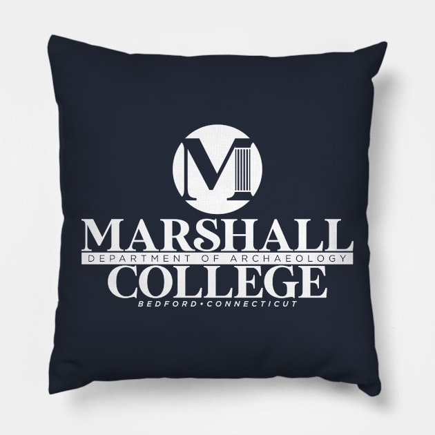 Marshall College Department Of Archaeology Pillow by Tee Arcade