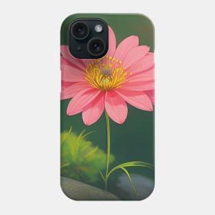 Closeup of a Lovely Pink Flower Phone Case