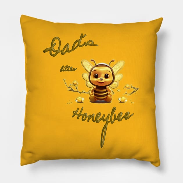 Dad´s little honeybee Pillow by Cavaleyn Designs