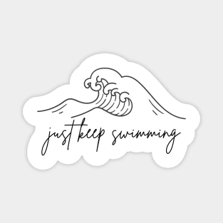 Colleen Hoover: Just Keep Swimming Magnet