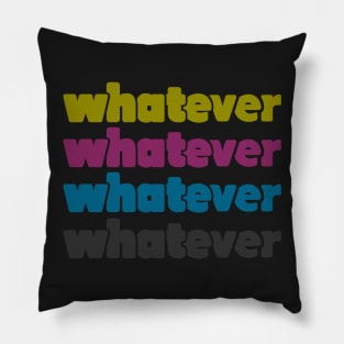 whatever CMYK Pillow