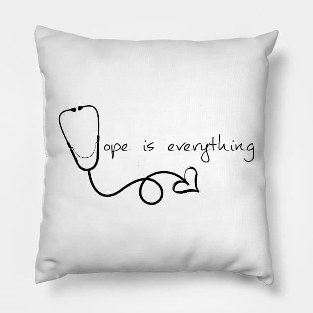 Hope is Everything Pillow by ArtisanGriffinKane