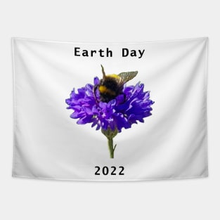 Earth Day Bumblebee 2022 Tapestry