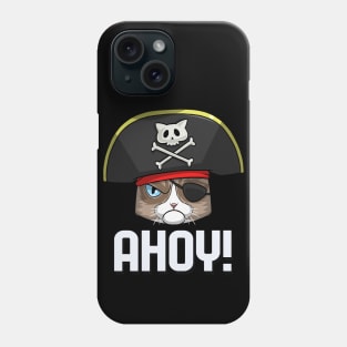 Exotic Shorthair Cat Pirate Captain Phone Case