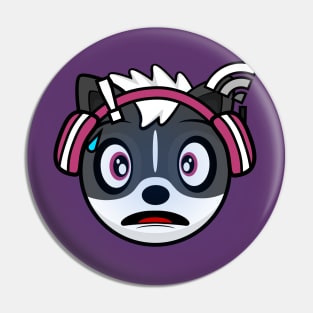 Shocked Melody Skunk Pin