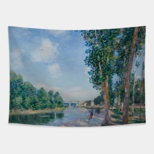 Saint-Mammes. June Sunshine by Alfred Sisley Tapestry