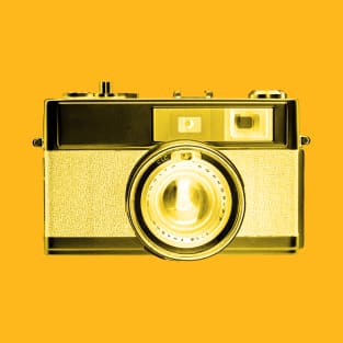 Gold/Yellow - Vintage 1960s Rangefinder Camera T-Shirt