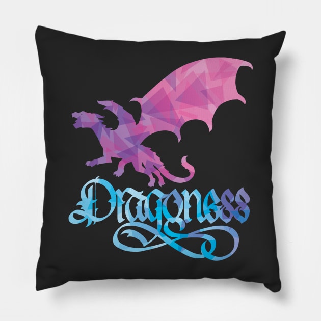 Dragoness Pillow by polliadesign