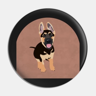 German Shepherd Puppy Pin