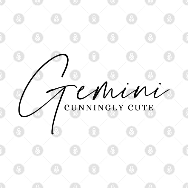 Gemini - Cunningly Cute | Adorable Zodiac by JT Digital