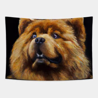 Chow Chow with Crown Tapestry