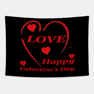 happy valentine's day Tapestry