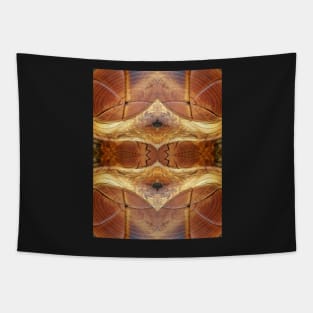Golden Wood Grain Crown (Large print) by Adelaide Artist Avril Thomas Tapestry
