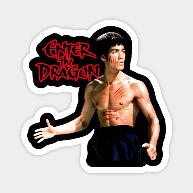 Lee LegendMovie Jeet Kune Do Bruce Be Water Magnet by Garmentcrooks