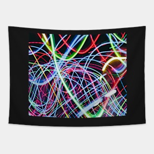 NEON LINES Tapestry