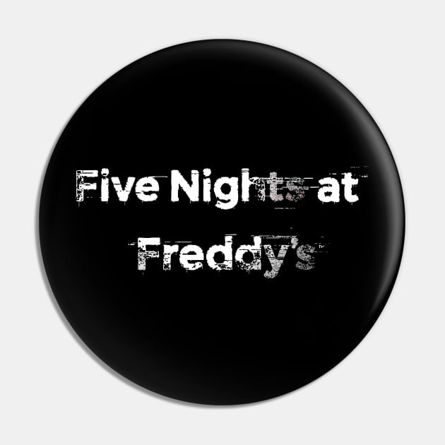 Five Nights at Freddy's Security Breach Symbol Logo Pin by mizoneroberto