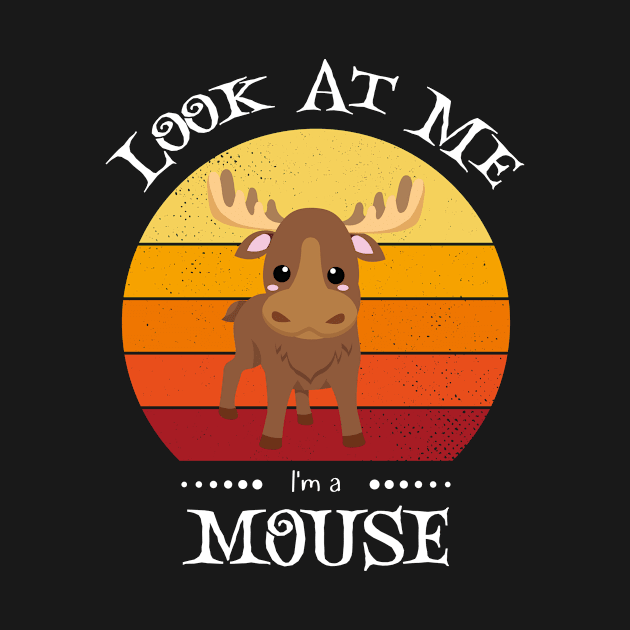 Funny Halloween Animal Look At Me Im a Mouse by Art master