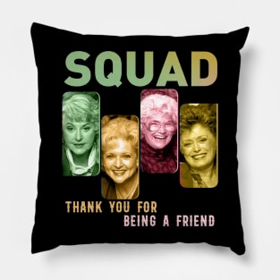 golden girls squad Pillow