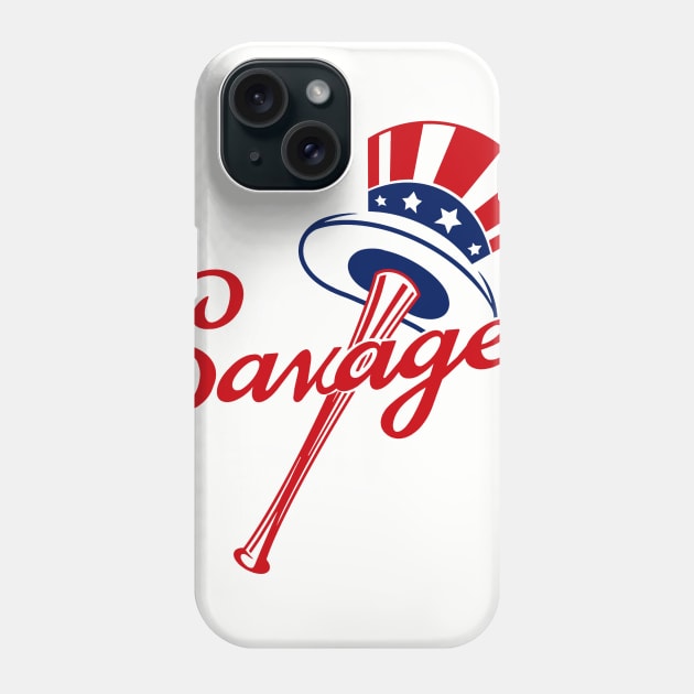 Savages, New York Yankees Baseball Phone Case by FanSwagUnltd